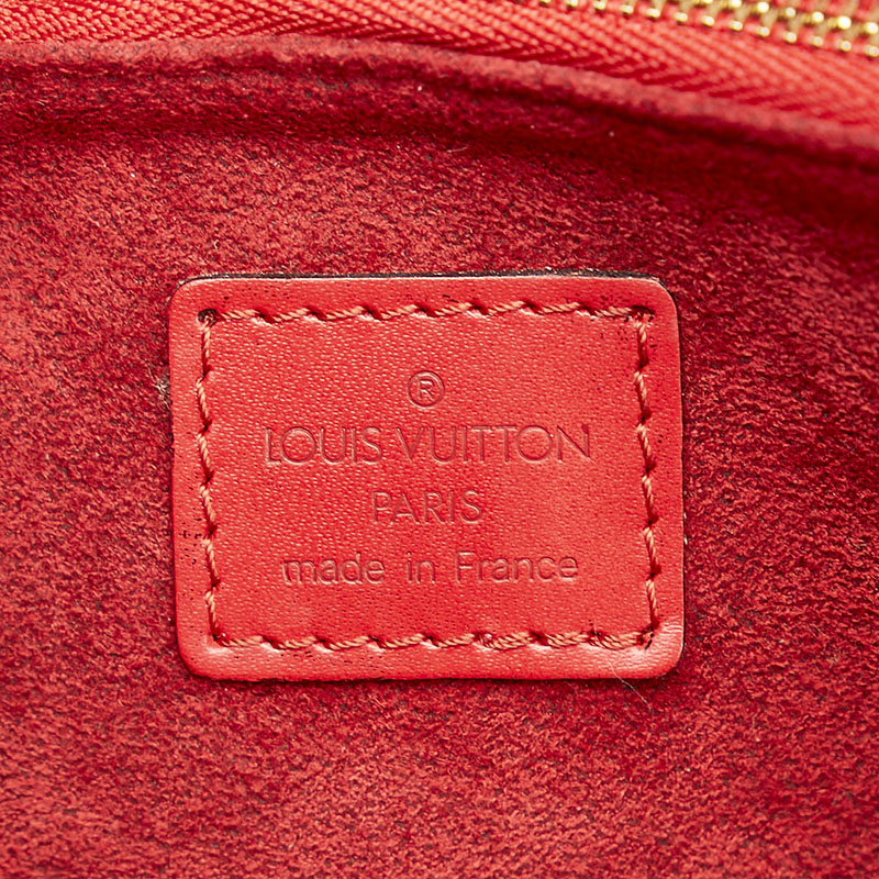 Louis Vuitton Louis Vuitton M42867 Boston Bag Leather Castilian Red