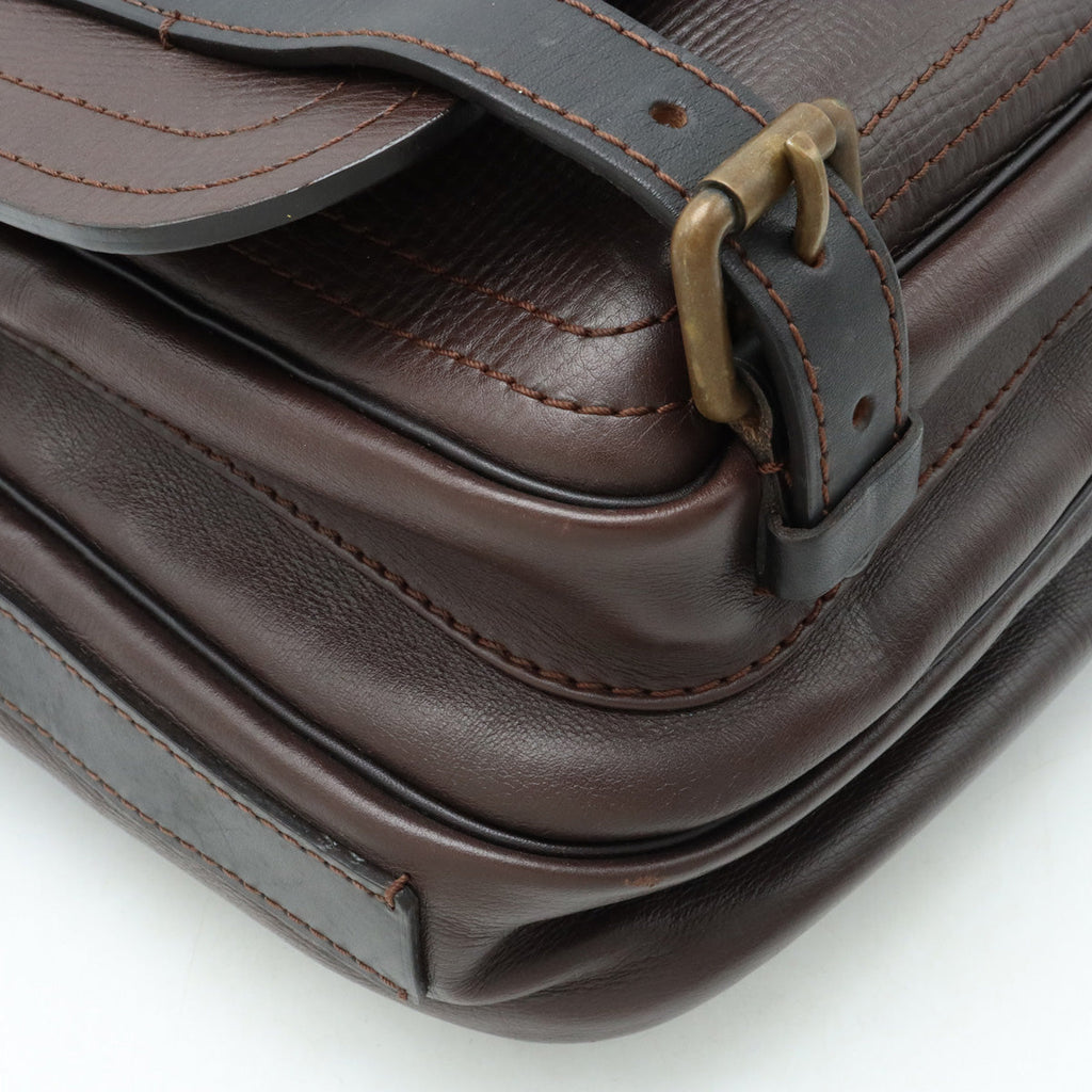 Louis Vuitton Louis Vuitton Utah Reporter Messenger Bag Carf Leather Coffee Tea Brown M92072