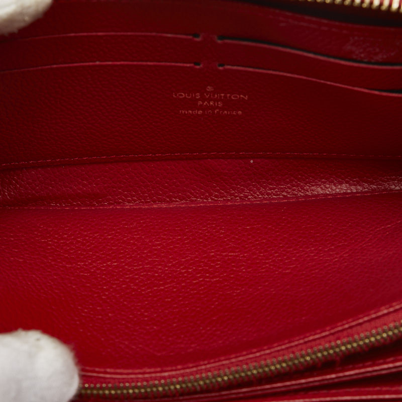 Louis Vuitton Monograms Portfolio Clementine Roundfassner Long Wallet M60169 Red Leather Ladies Louis Vuitton (London)