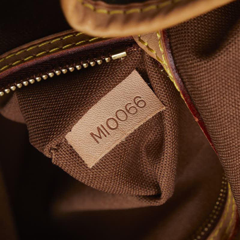 Louis Vuitton Monogram Batignol Vertical s Bag M51153 Brown PVC Leather  Louis Vuitton