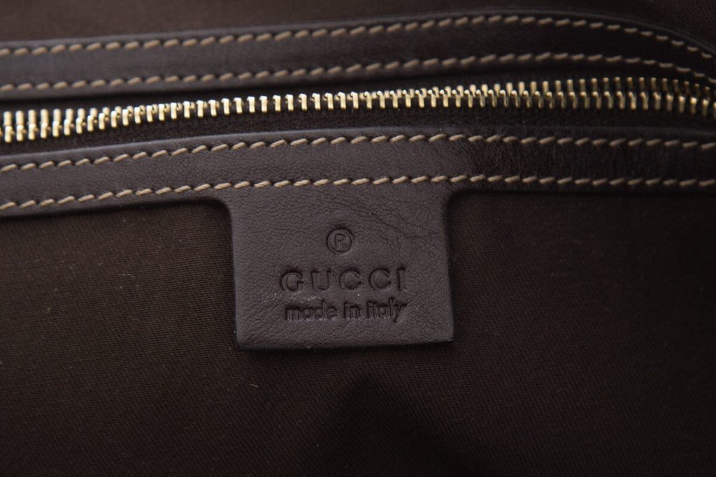 Gucci Brown Monogram Pelham Hobo Handbag