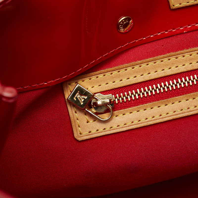Louis Vuitton Monogram Verney Reed PM Handbag M91088 Rouge Red PVC Leather  Louis Vuitton