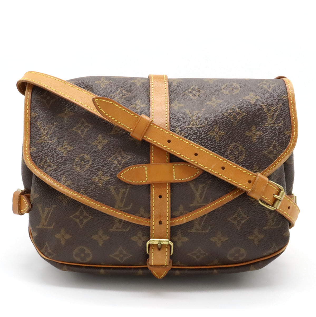 Louis Vuitton Monogram Saumur 30 Shoulder Bag M42256