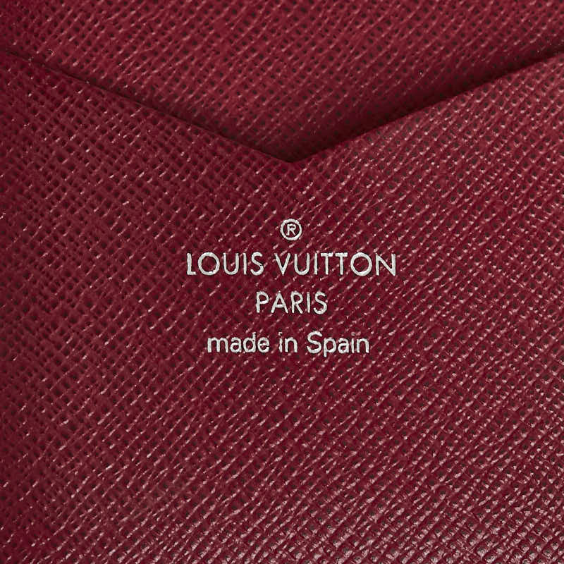 Louis Vuitton Epic Folio iPhone Case X & XS Handbook M64468 Fushai Red Leather  Louis Vuitton