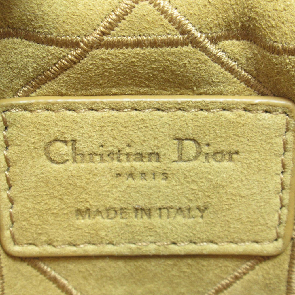 DIOR Medium Cannage Shearling Caro Shoulder Bag