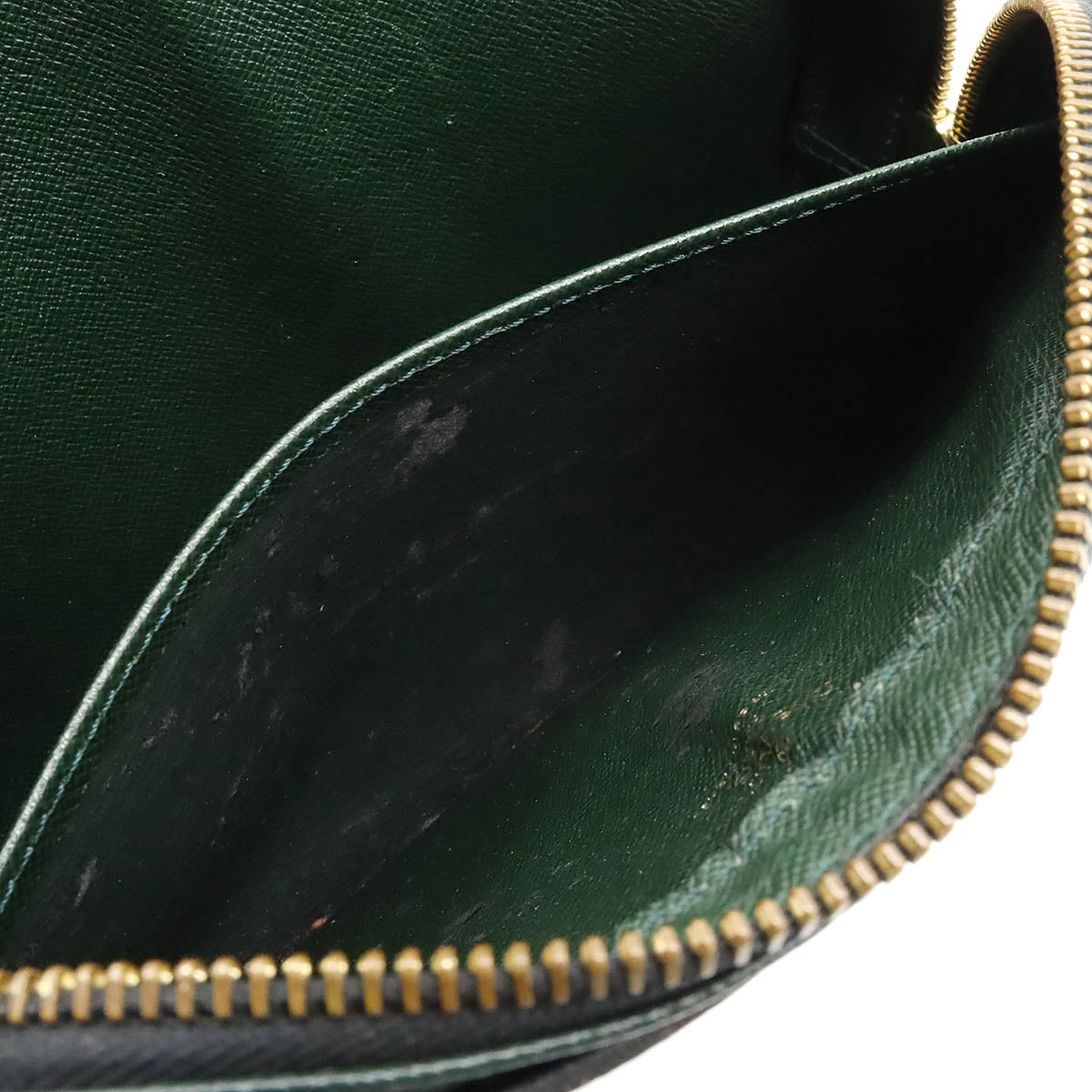 LOUIS VUITTON Louis Vuitton Tiger Bicycle Second Bag  Handbag Leather Episeas Deep Green Gold  M30184