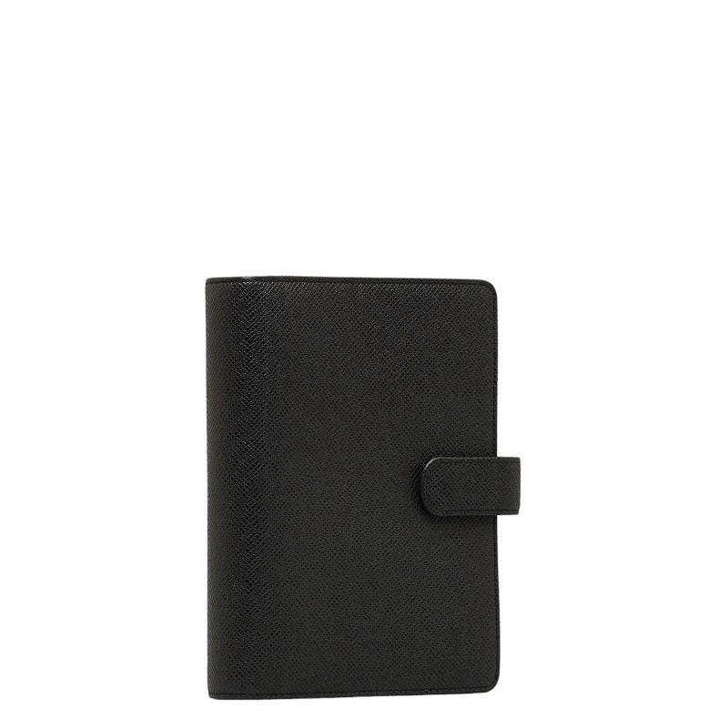 Louis Vuitton Tiger Agenda MM Handbook Cover R20423 Noir Black Leather  Louis Vuitton