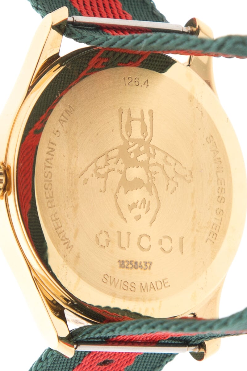Gucci Red & Green G-Timeless 38 MM Watch