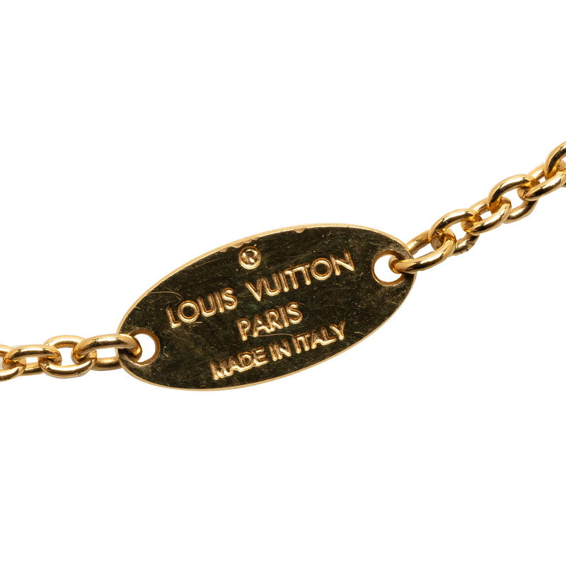 Louis Vuitton Necklace V Logo M61083 Gold Ladies