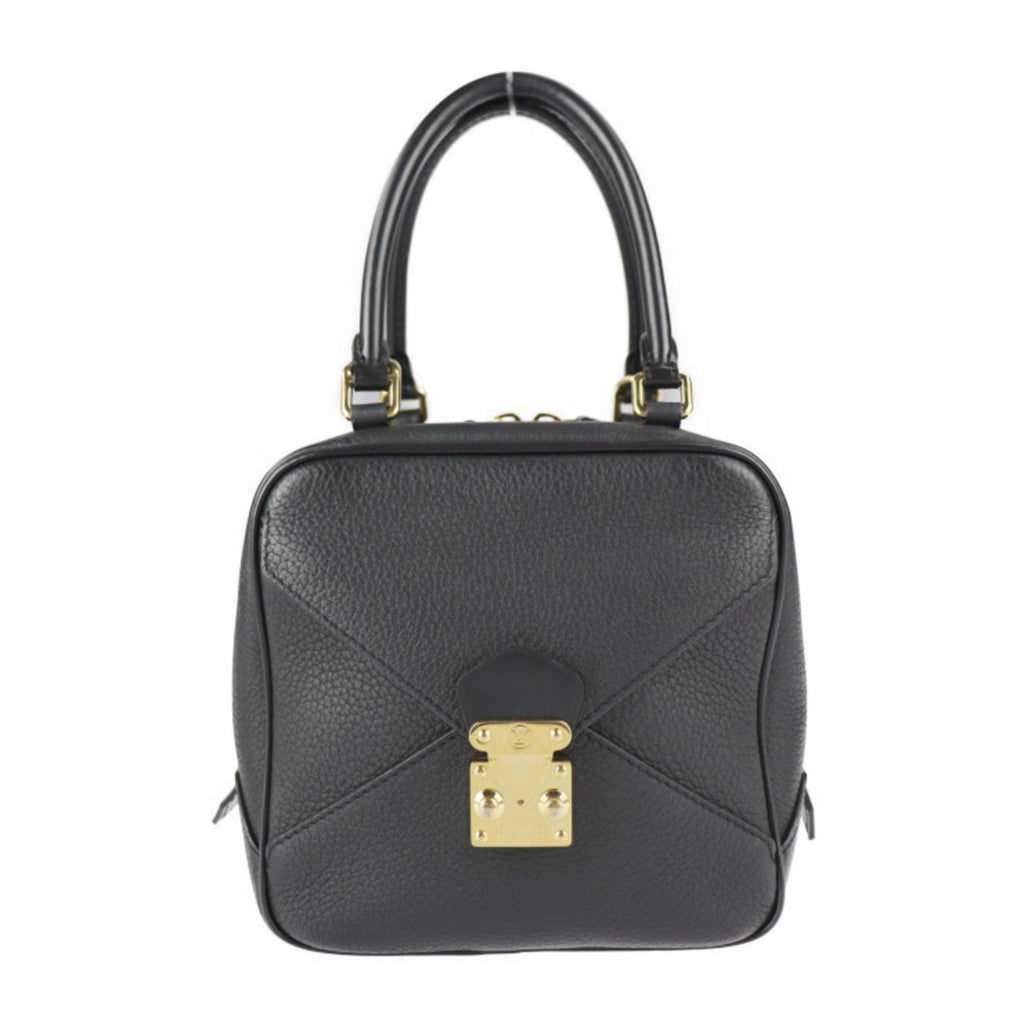 Louis Vuitton Black Leather Square bag handbag bag