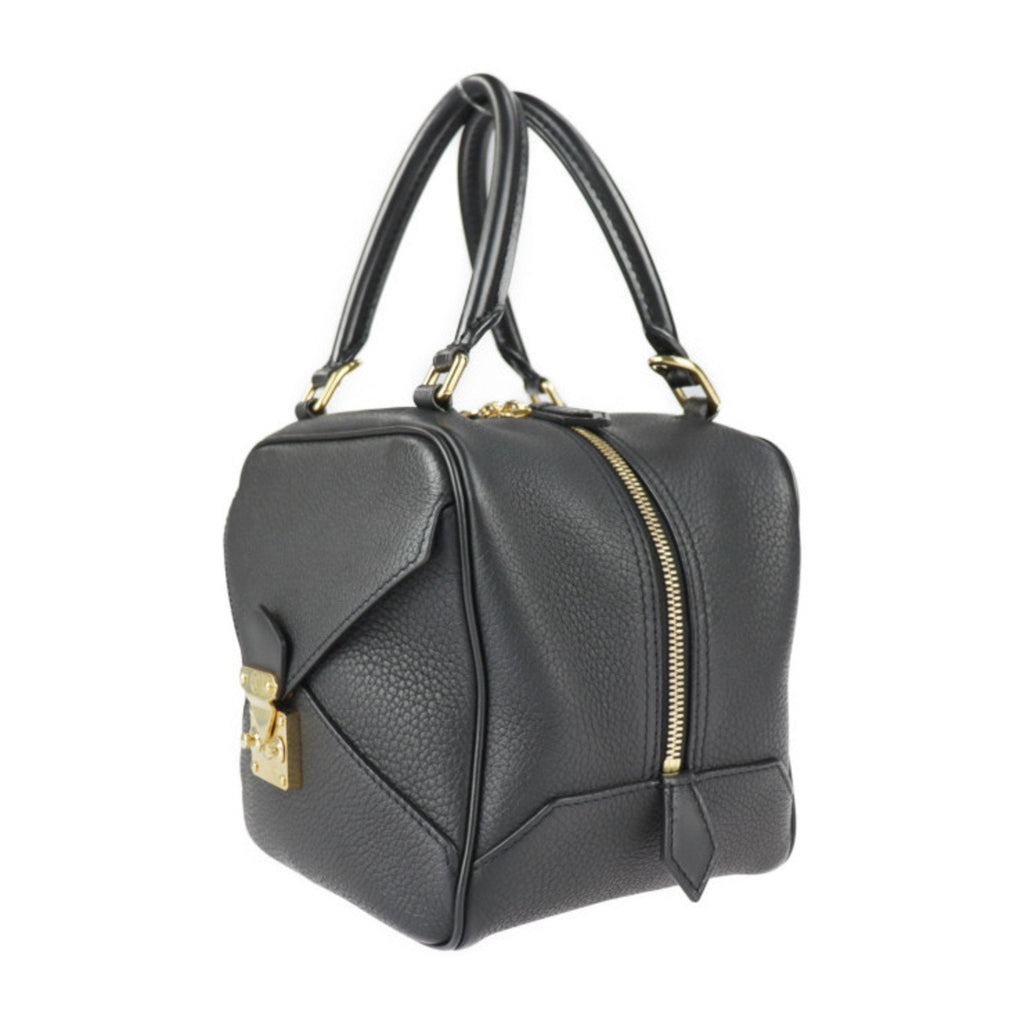 Louis Vuitton Black Leather Square bag handbag bag