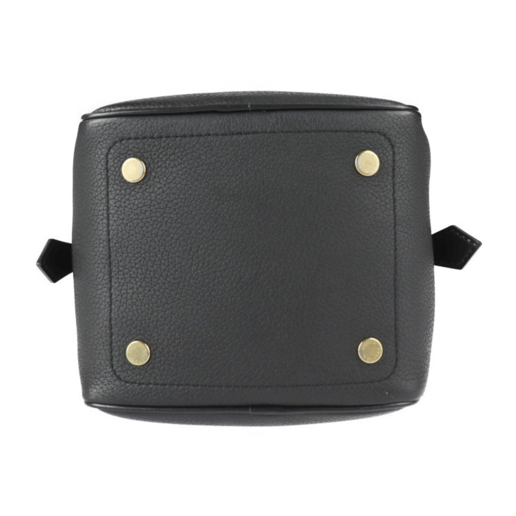 Louis Vuitton Black Leather Square bag handbag bag