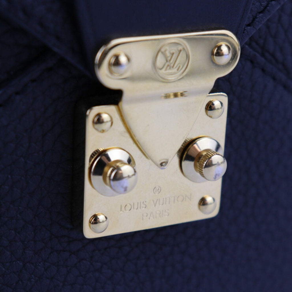 Louis Vuitton Black Leather Square bag handbag bag