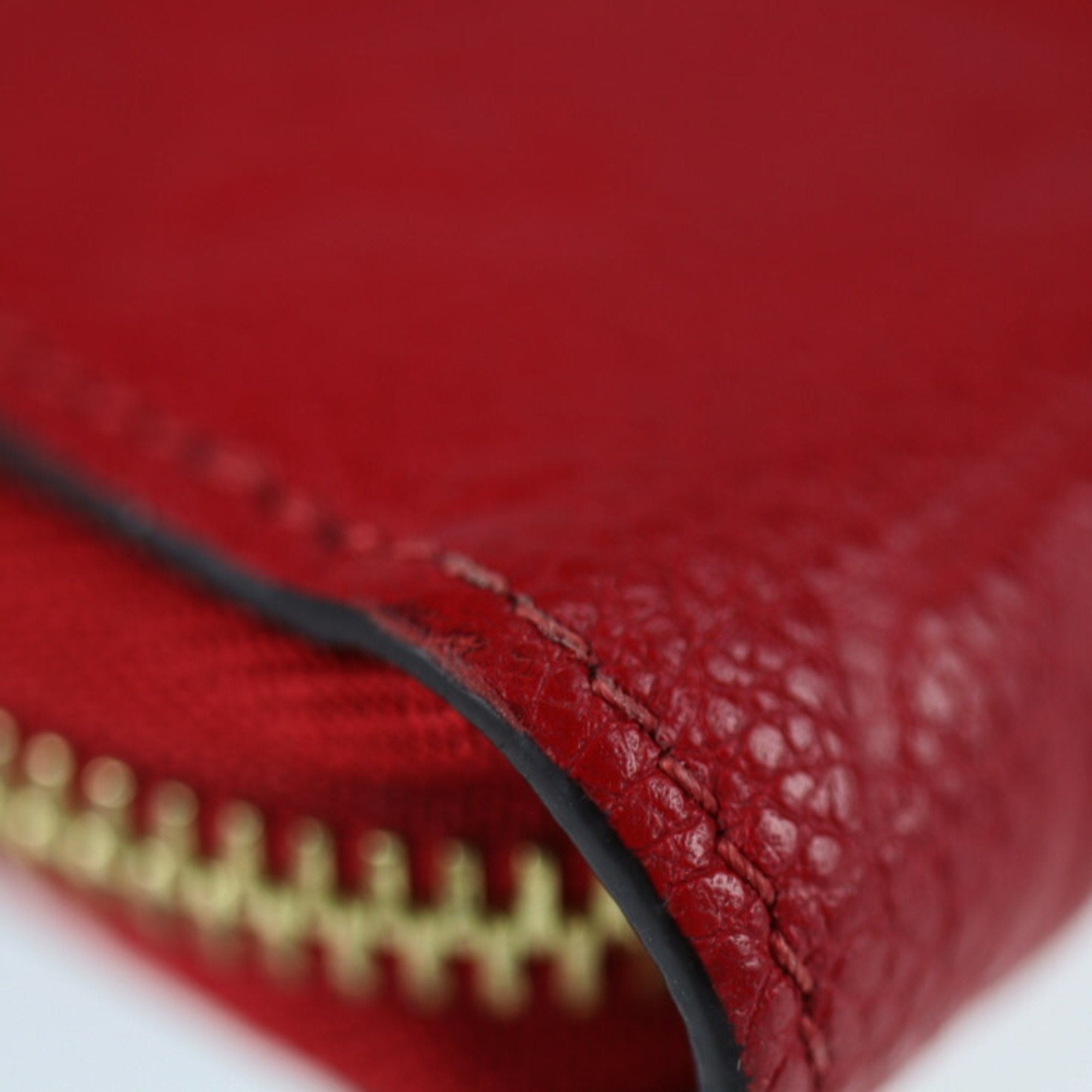 Louis Vuitton Red Leather Zippy wallet wallet accessories