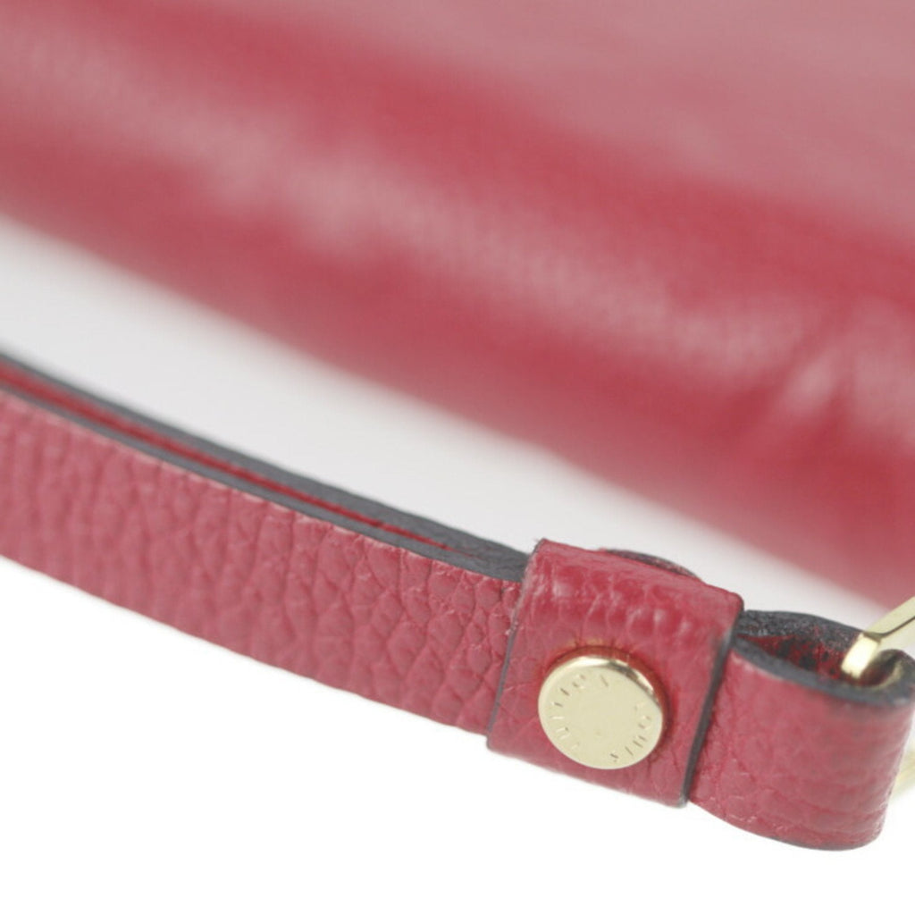 Louis Vuitton Red Leather Zippy wallet wallet accessories