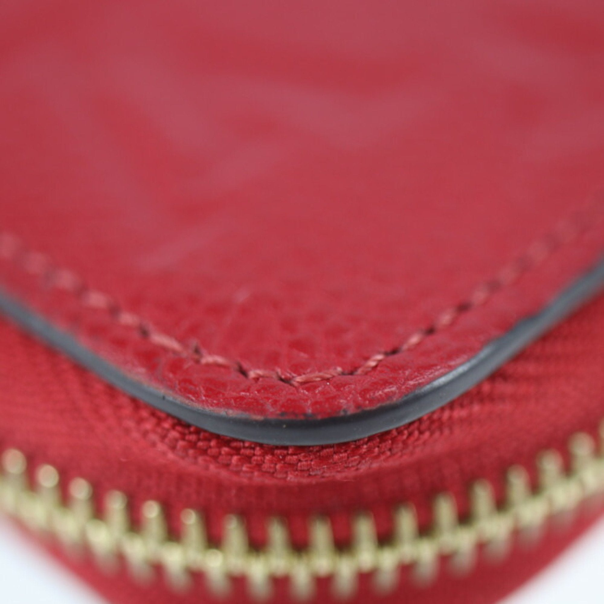 Louis Vuitton Red Leather Zippy wallet wallet accessories