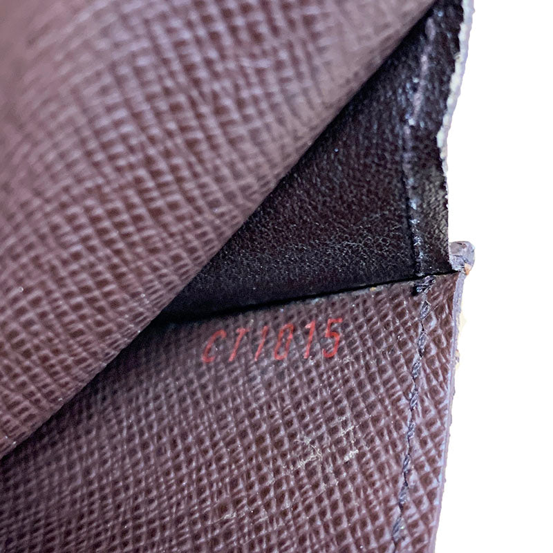 Louis Vuitton Louis Vuitton Damière N63024 Cigarette Case PVC/Leather Brown