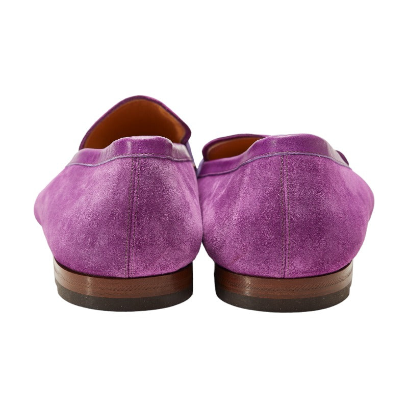 Louis Vuitton Mens Loafers DI1118 Suede Purple