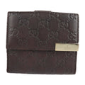 Gucci Brown Leather Guccissima wallet accessories