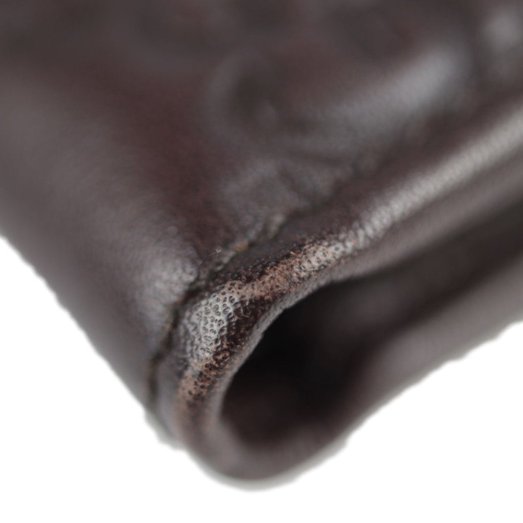 Gucci Brown Leather Guccissima wallet accessories