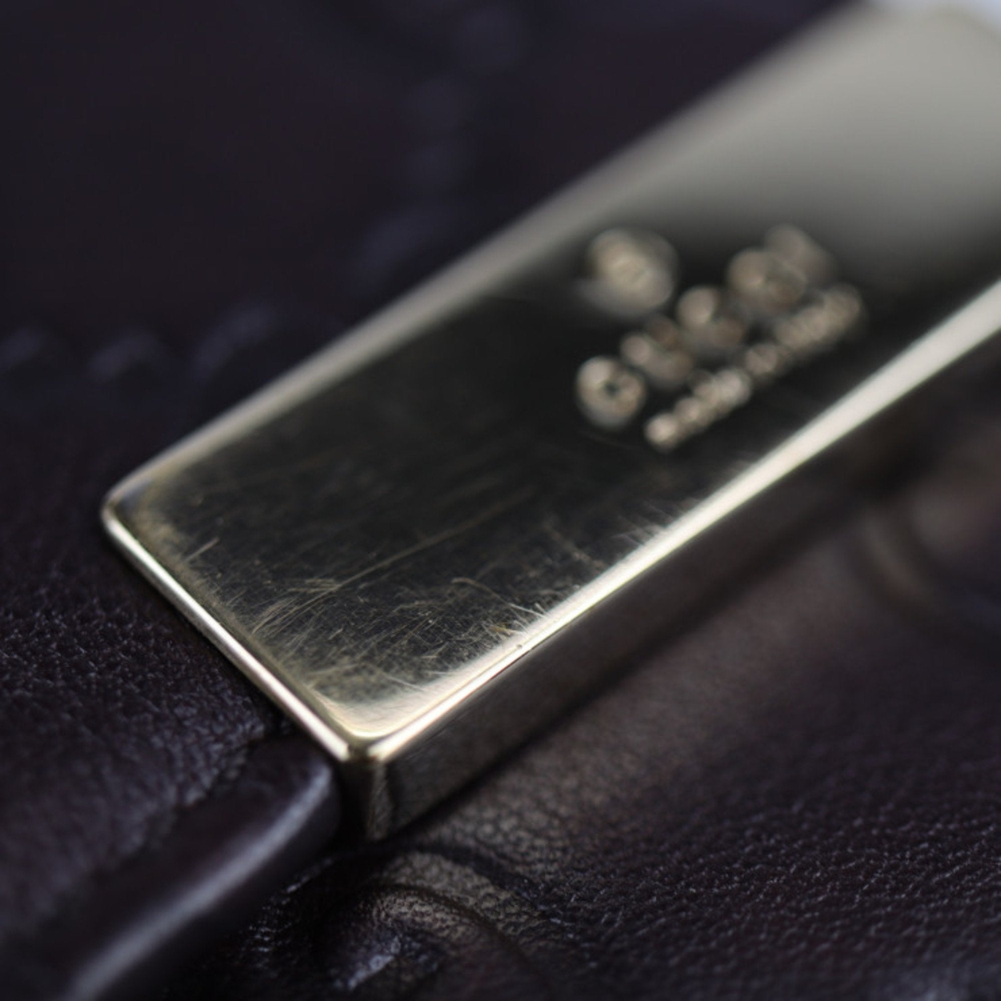 Gucci Brown Leather Guccissima wallet accessories