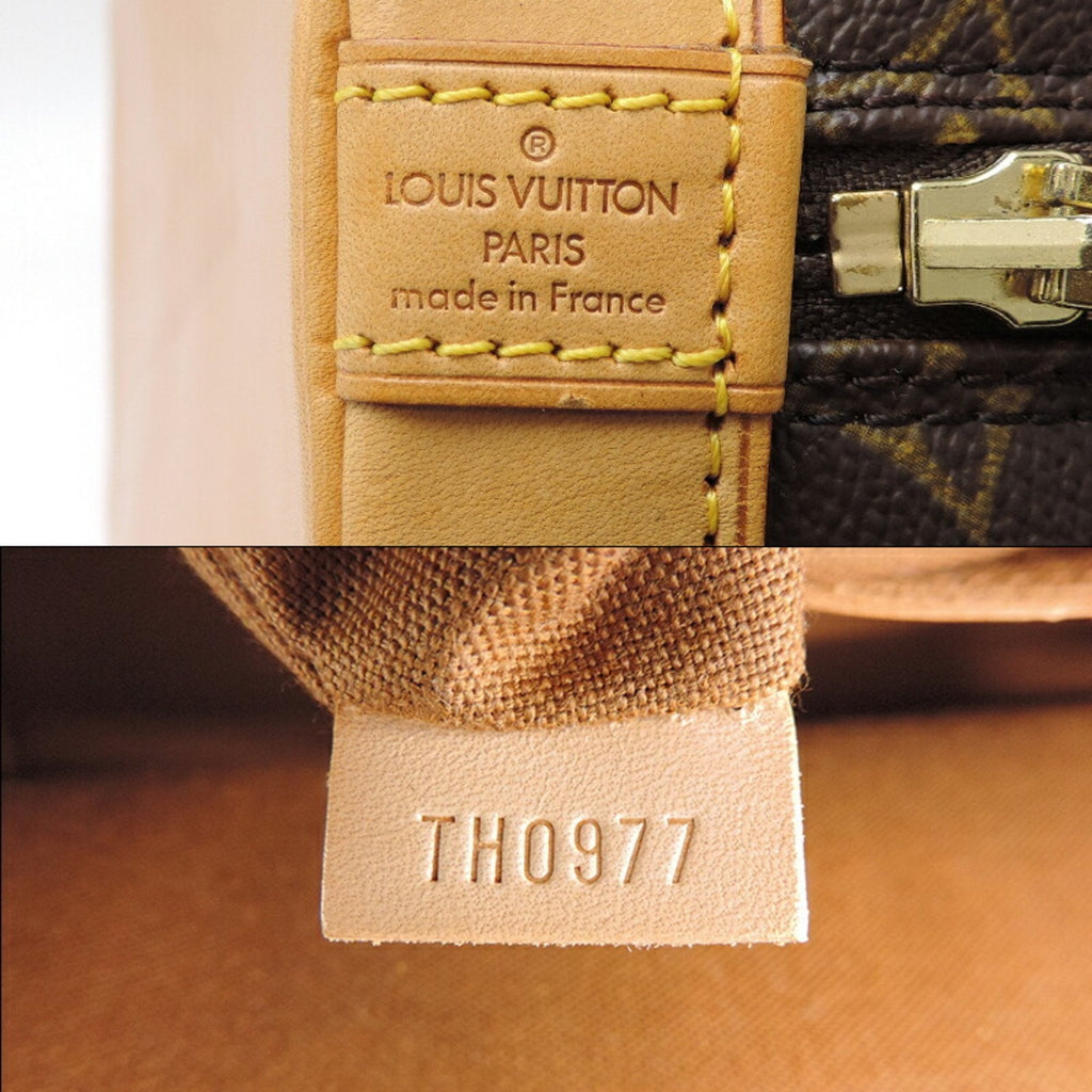 Louis Vuitton Brown Canvas Alma handbag bag