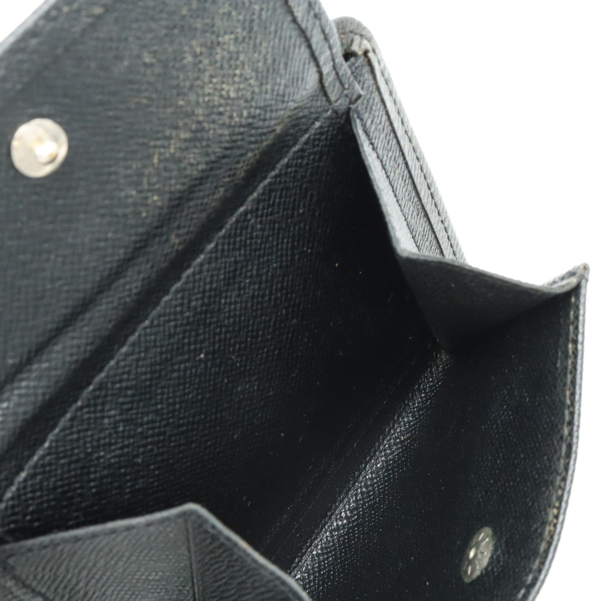 Louis Vuitton Louis Vuitton Tiger Portfolio Florine Wallet Double Folded Wallet Leather Old Black M31112