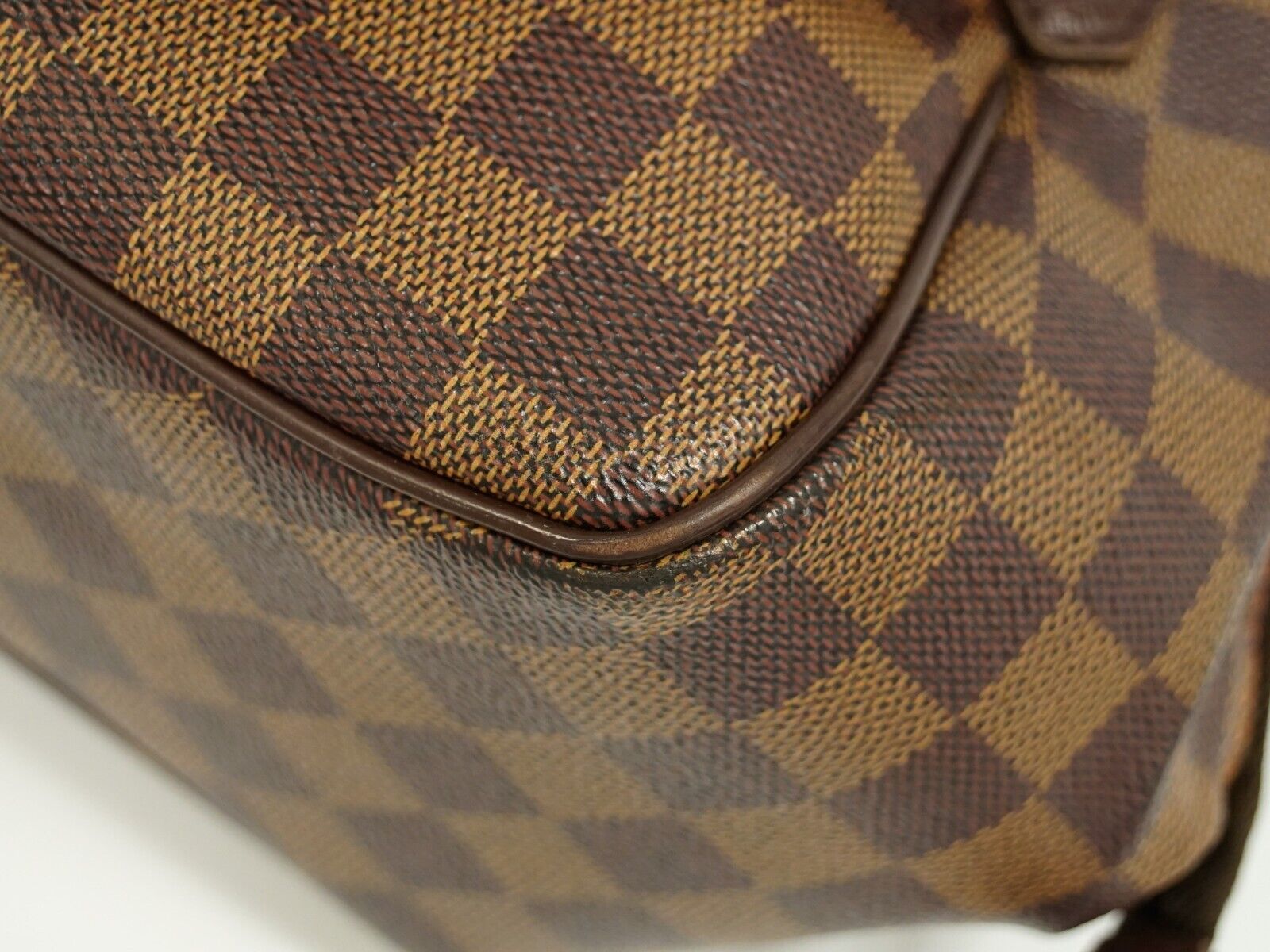 Louis Vuitton Brown Canvas Belem handbag bag