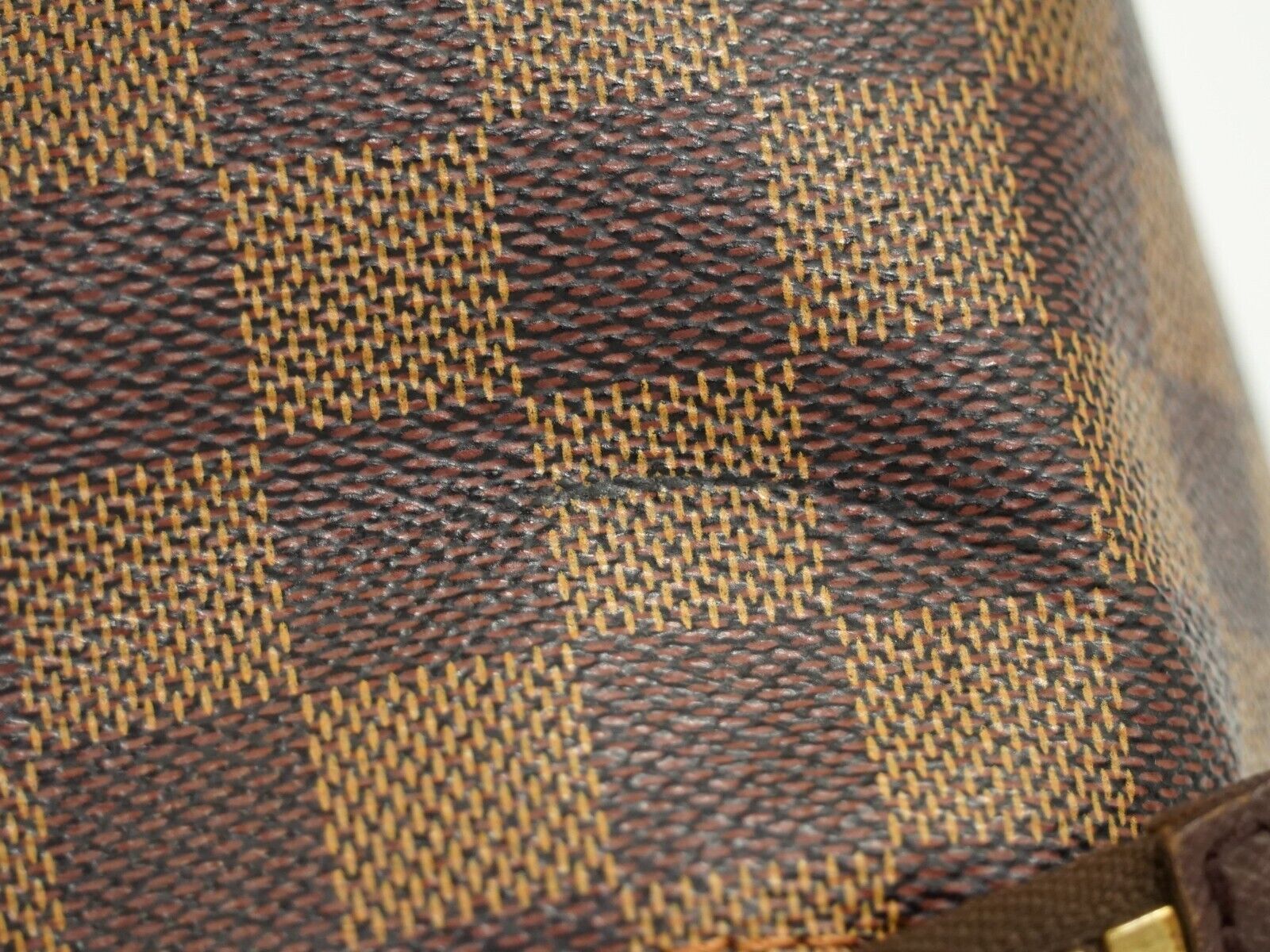 Louis Vuitton Brown Canvas Belem handbag bag