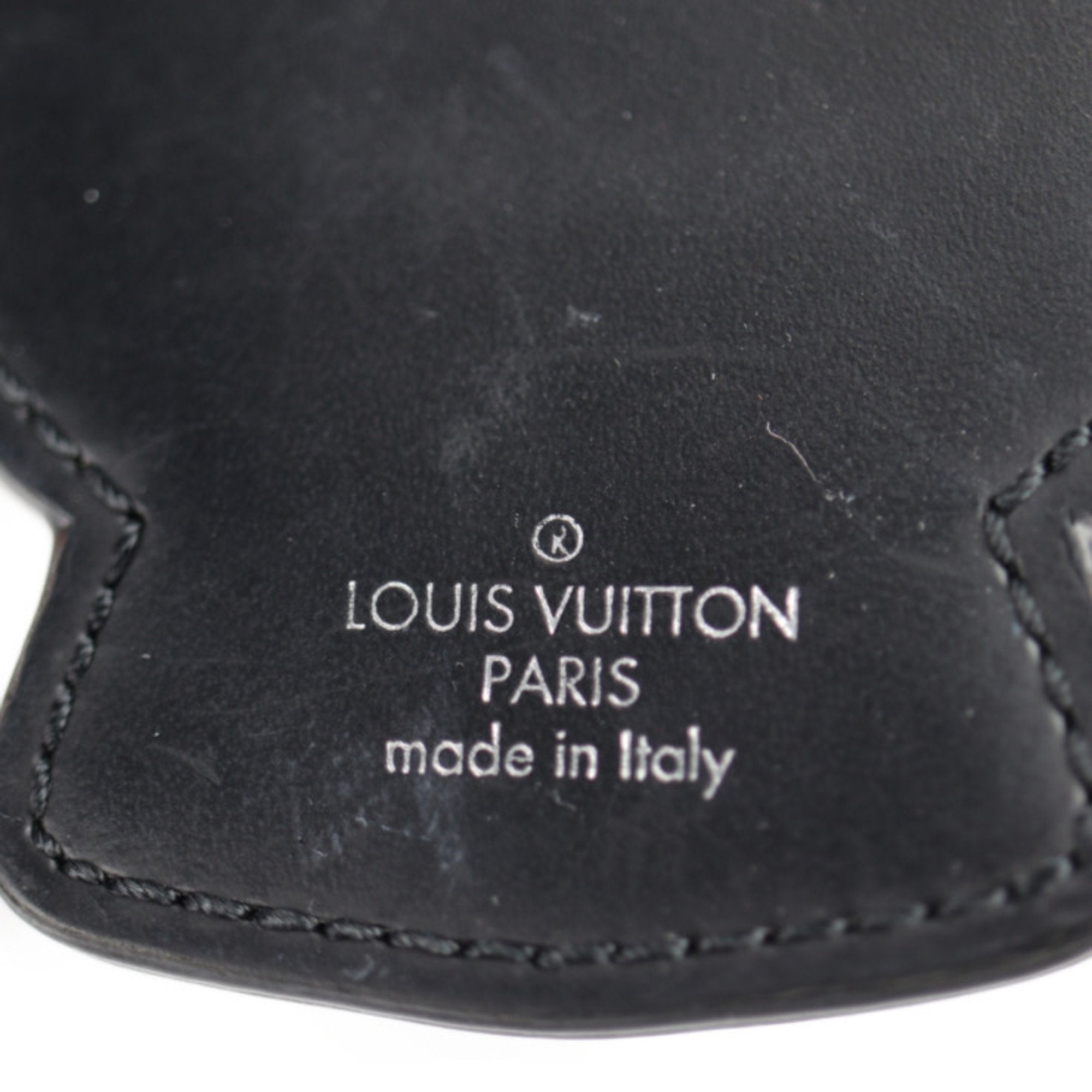 Louis Vuitton Black Metal Bijoux de sac chaine et porte cles wallet accessories