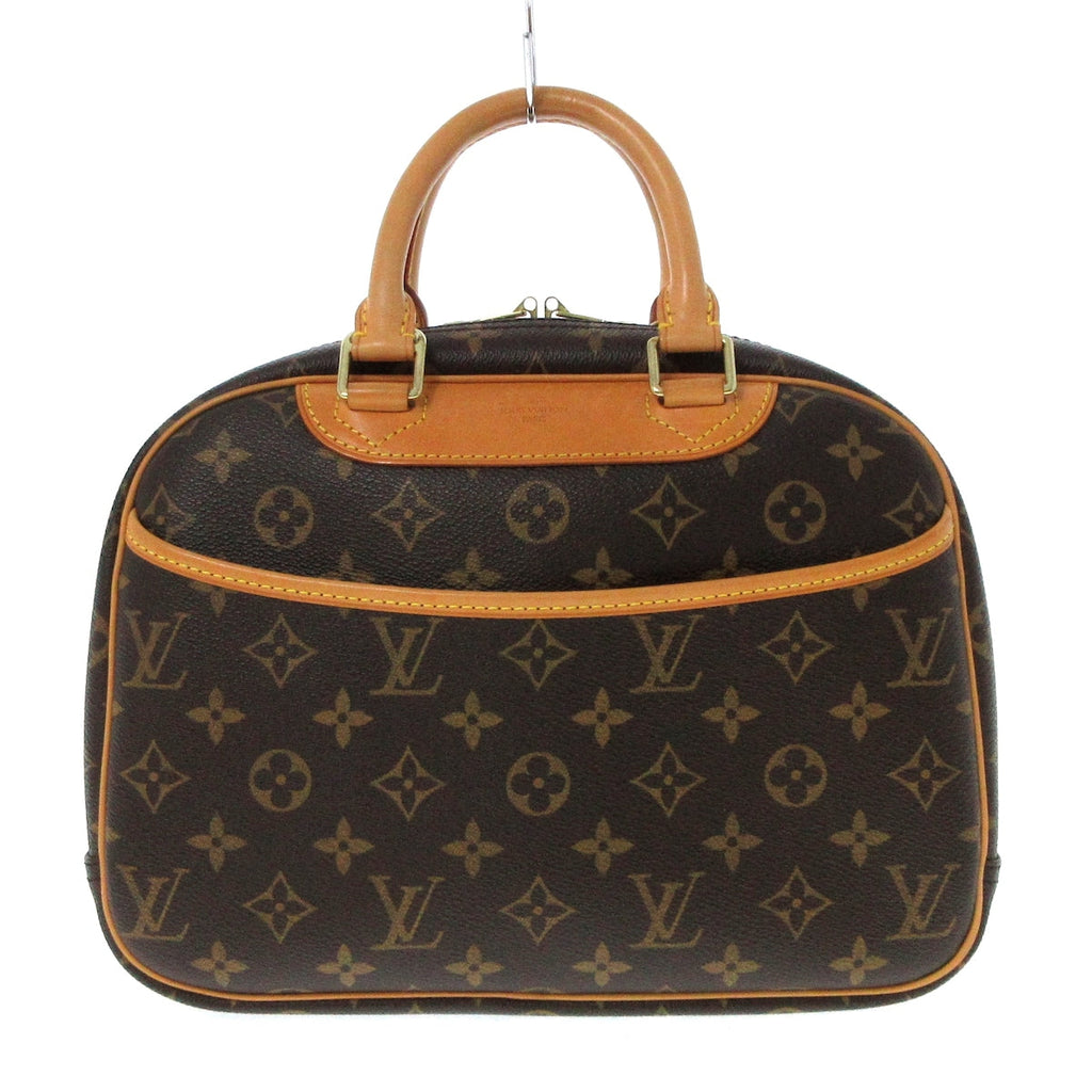 Louis Vuitton Brown Canvas Trouville handbag bag