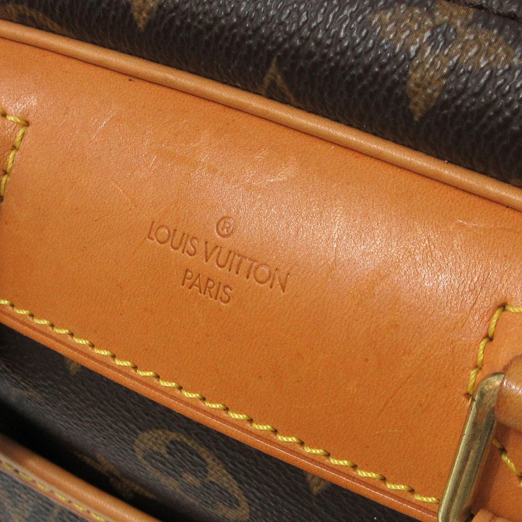 Louis Vuitton Brown Canvas Trouville handbag bag