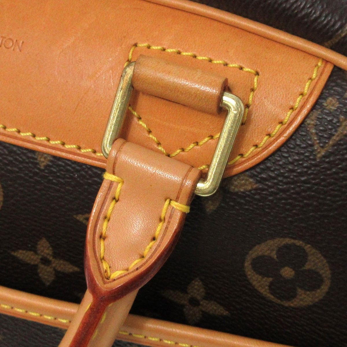 Louis Vuitton Brown Canvas Trouville handbag bag