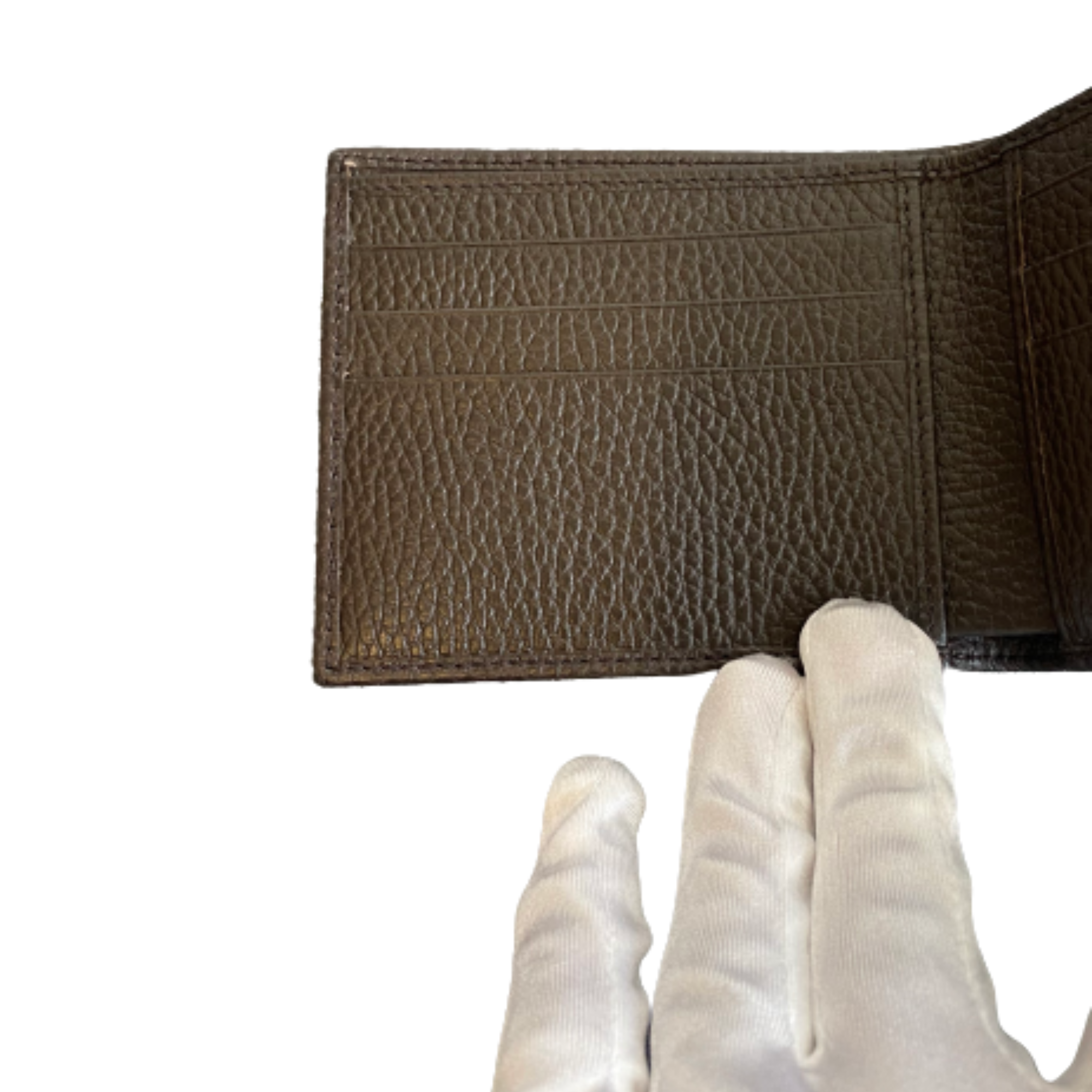 Gucci Brown Canvas  wallet accessories