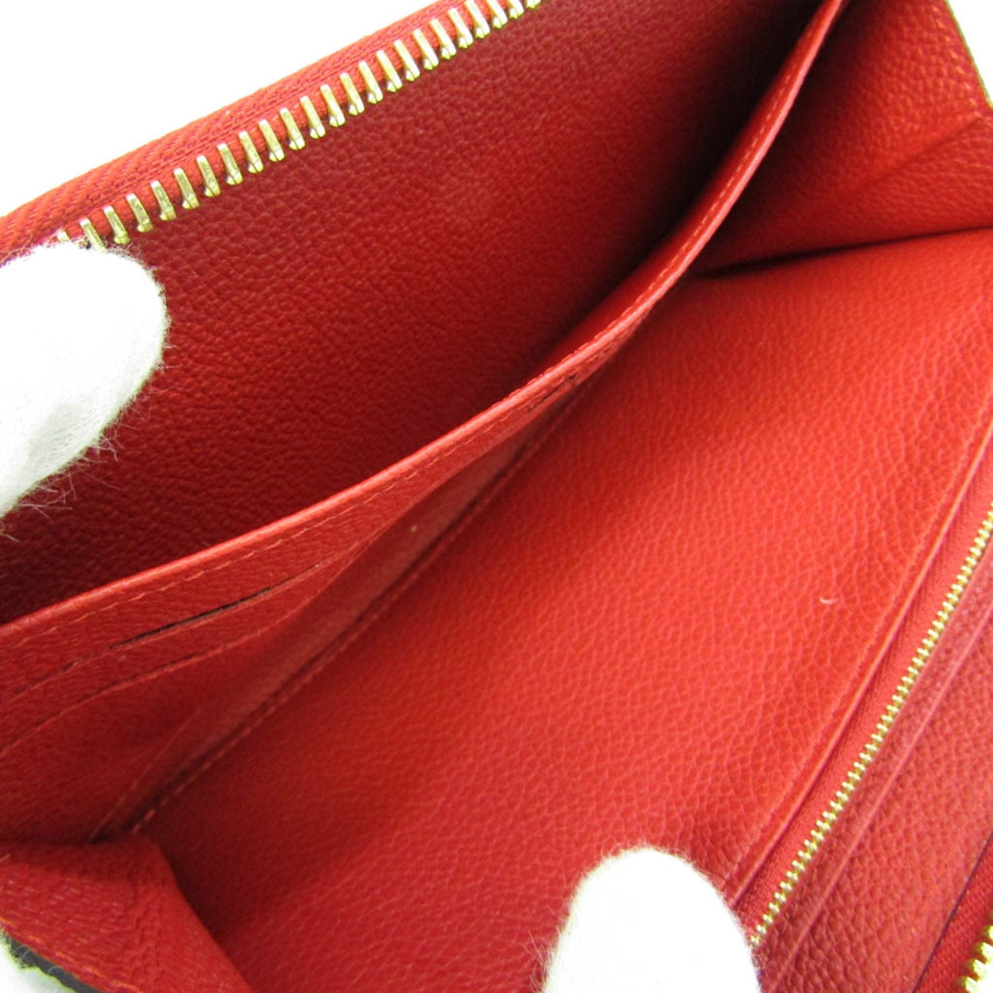 Louis Vuitton Red Canvas Zippy wallet wallet accessories