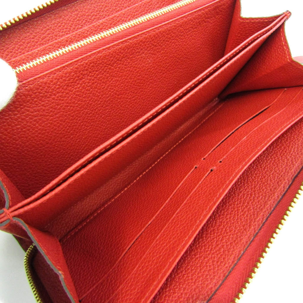Louis Vuitton Red Canvas Zippy wallet wallet accessories