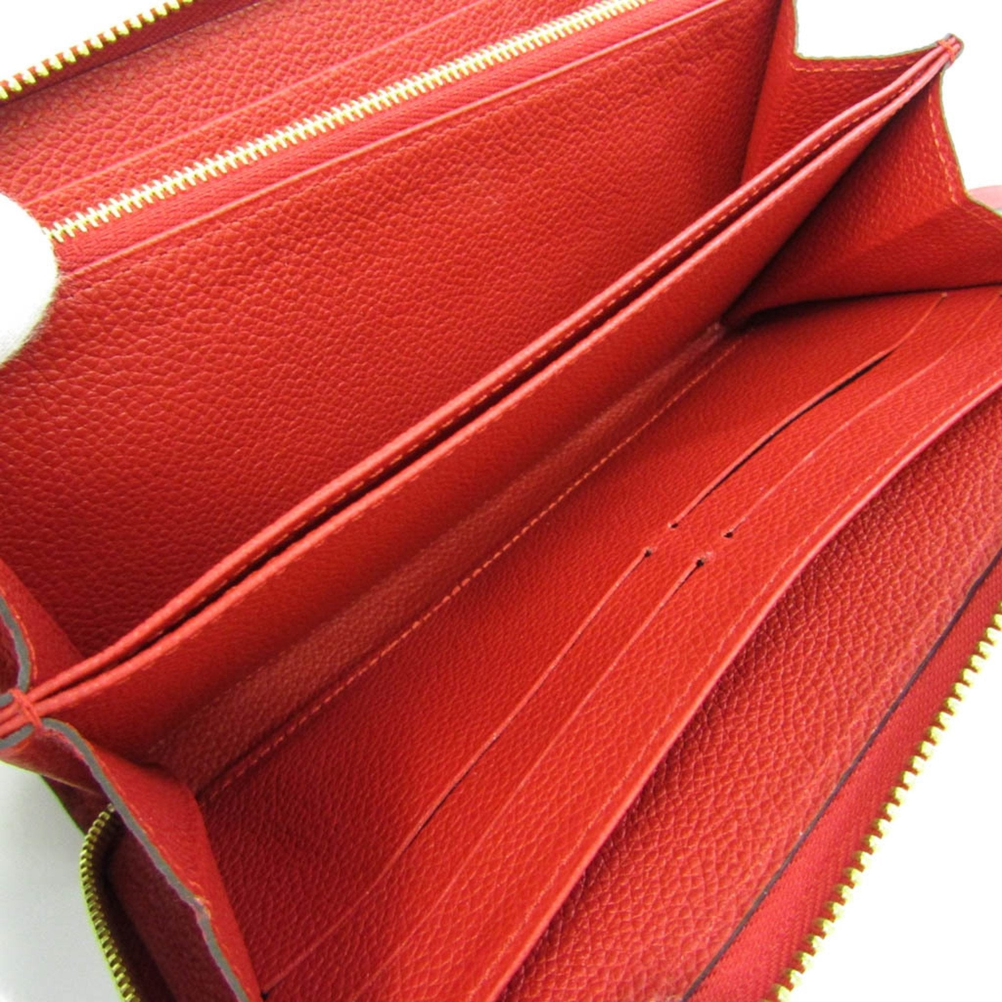 Louis Vuitton Red Canvas Zippy wallet wallet accessories