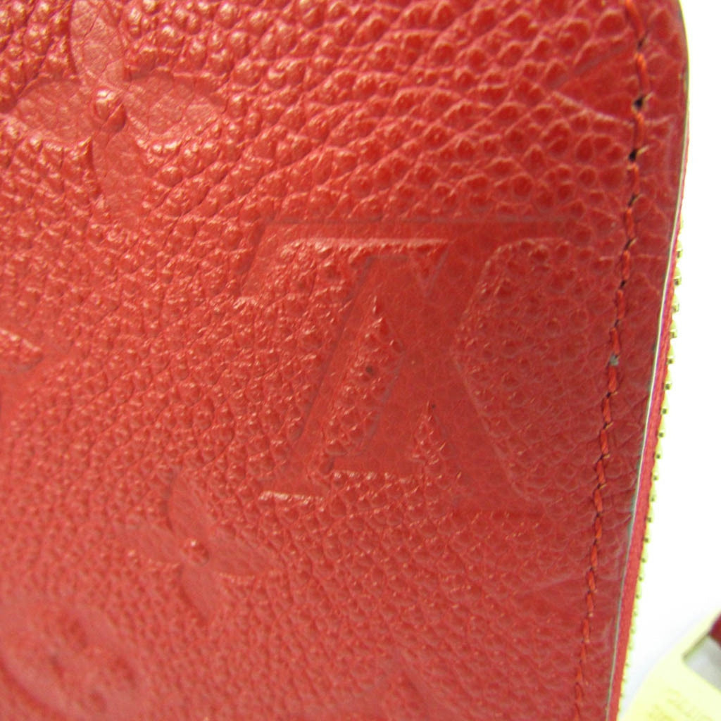 Louis Vuitton Red Canvas Zippy wallet wallet accessories