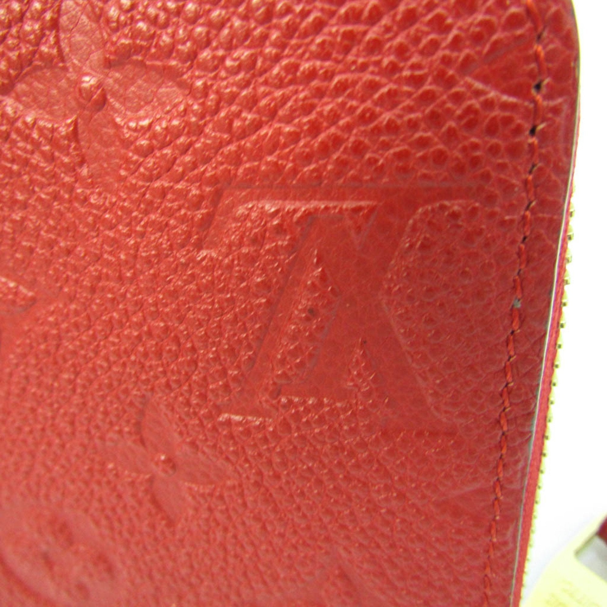 Louis Vuitton Red Canvas Zippy wallet wallet accessories