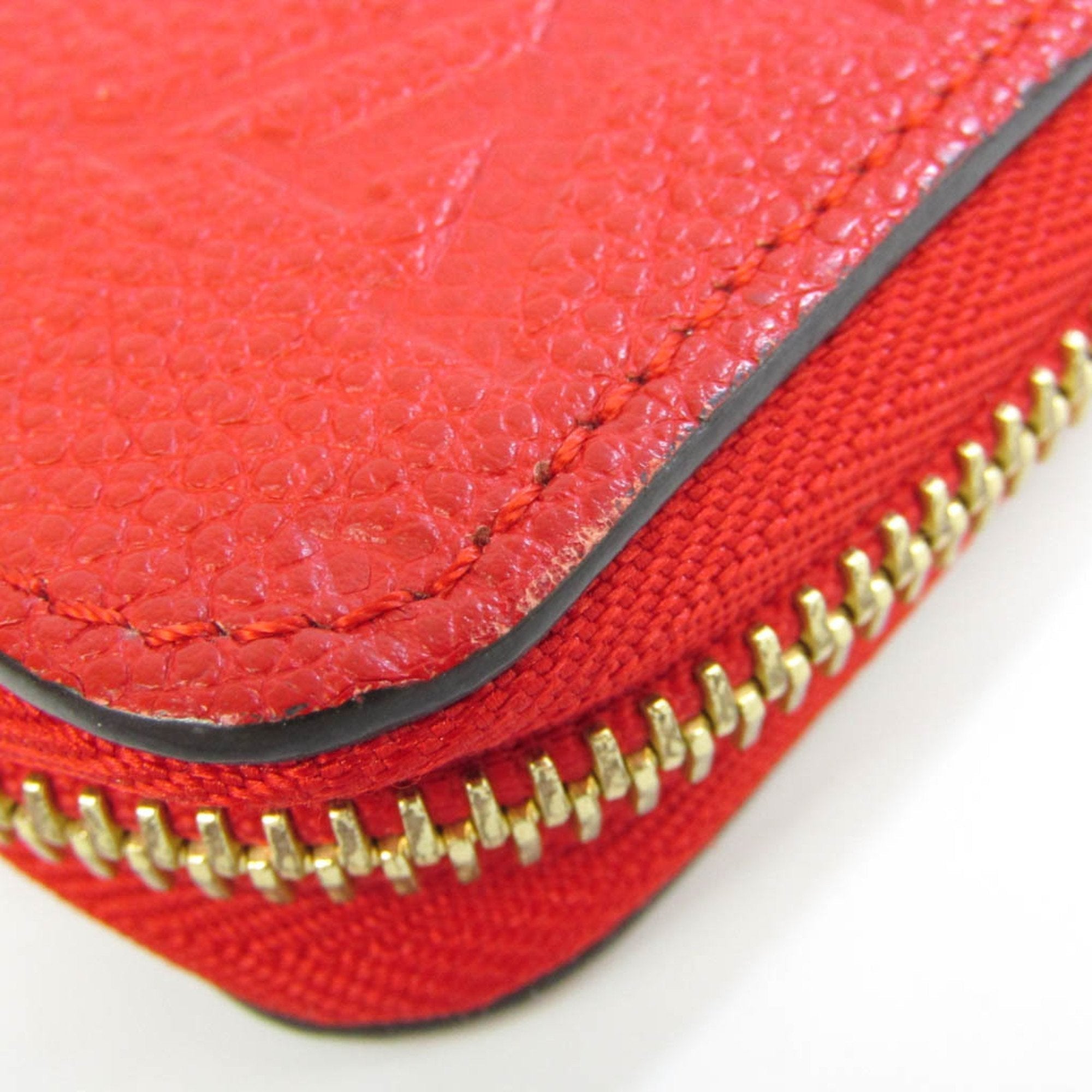 Louis Vuitton Red Canvas Zippy wallet wallet accessories