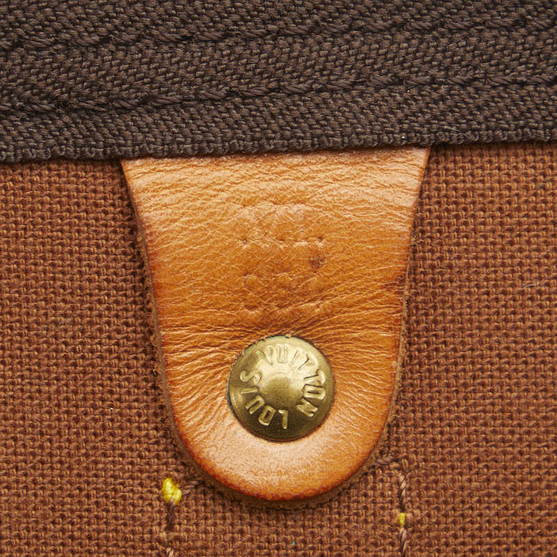 Louis Vuitton Monogram Keepall 55 Boston Bag Travel Bag M41424 Brown