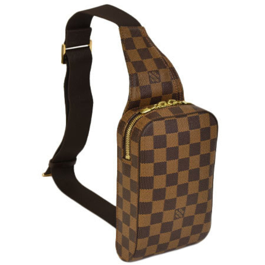 Louis Vuitton Brown Canvas Geronimos shoulder bag