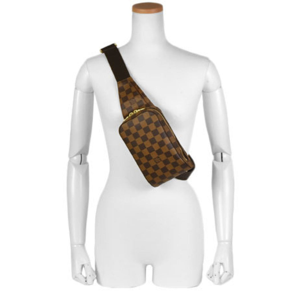 Louis Vuitton Brown Canvas Geronimos shoulder bag