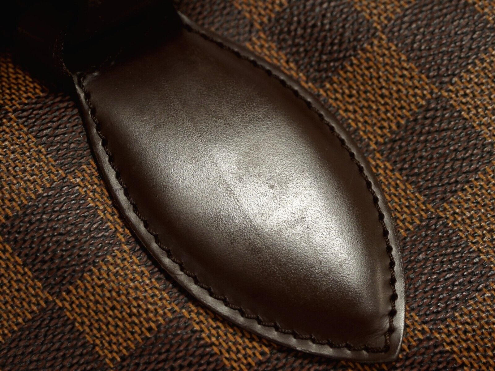 Louis Vuitton Brown Canvas Hampstead handbag bag