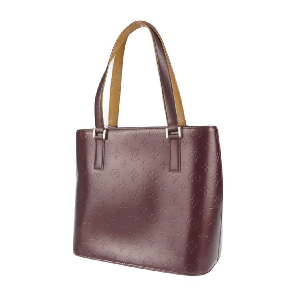 Louis Vuitton Purple Canvas Stockton handbag bag