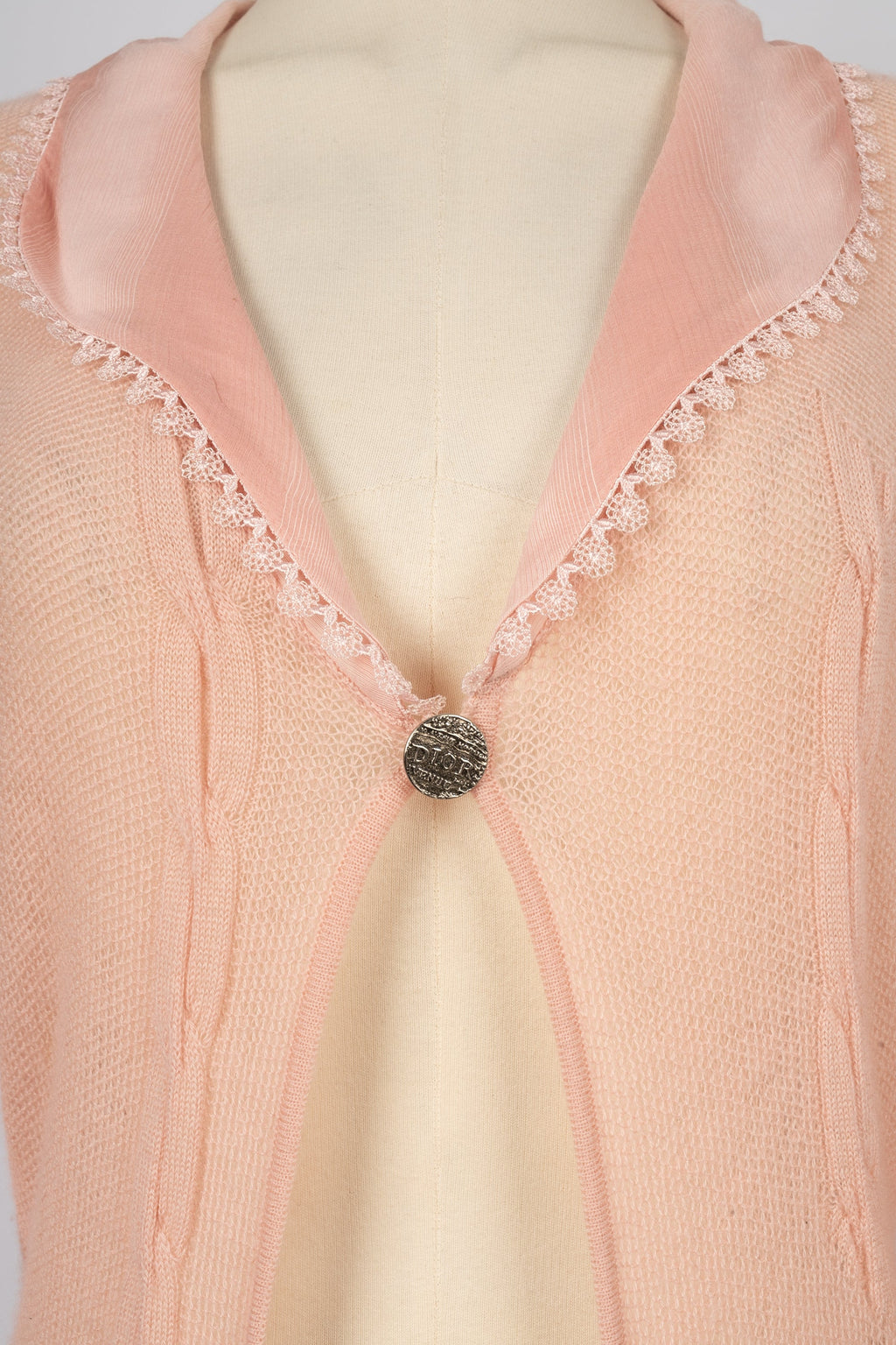 Long gilet en cachemire Dior