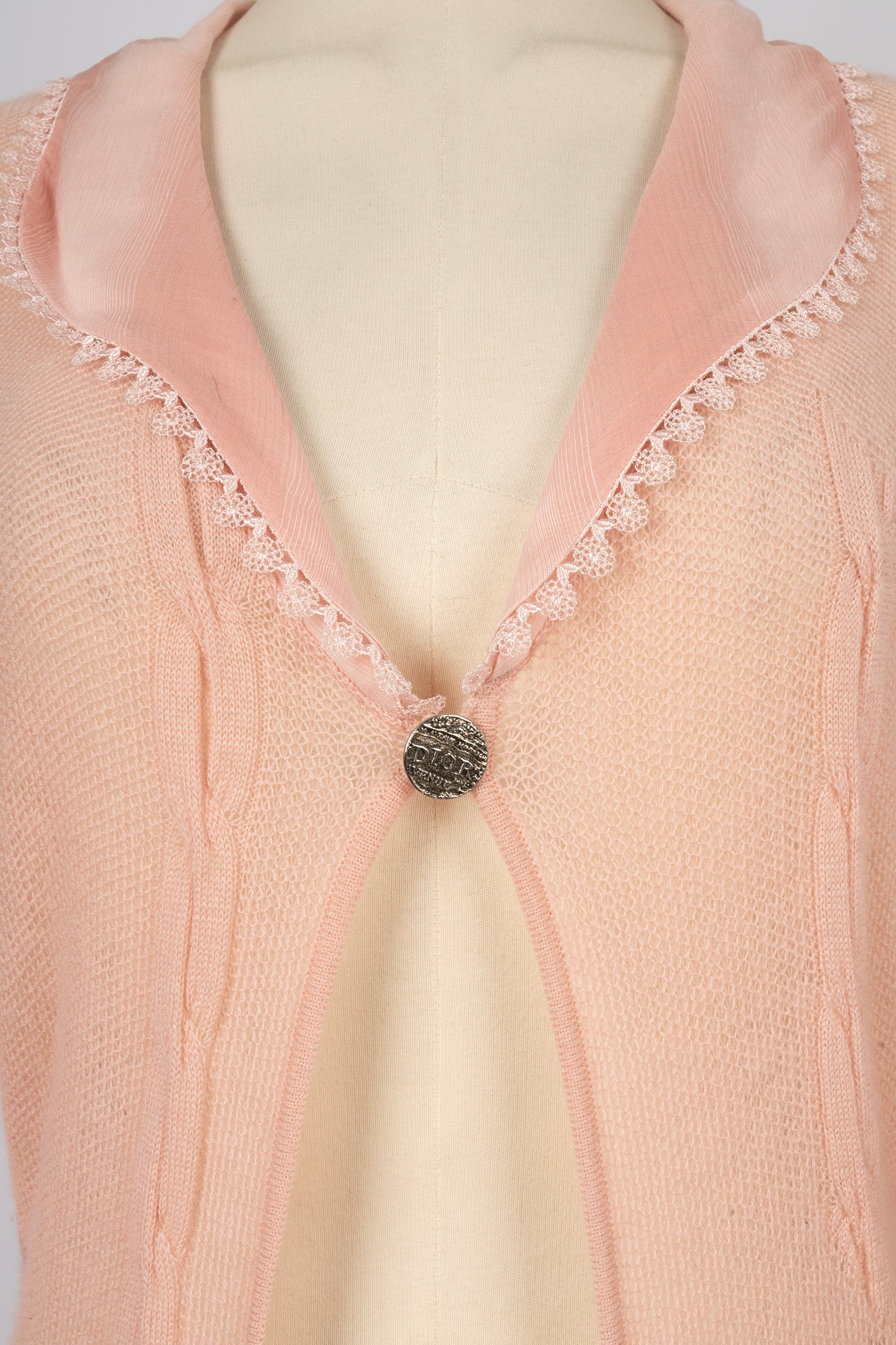 Long gilet en cachemire Dior
