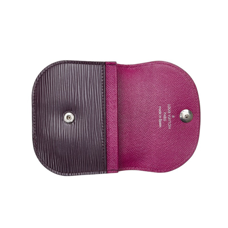 Louis Vuitton Epic Port Monet Acordeon Coin Case M6657K Cassis Pearl Leather  Louis Vuitton