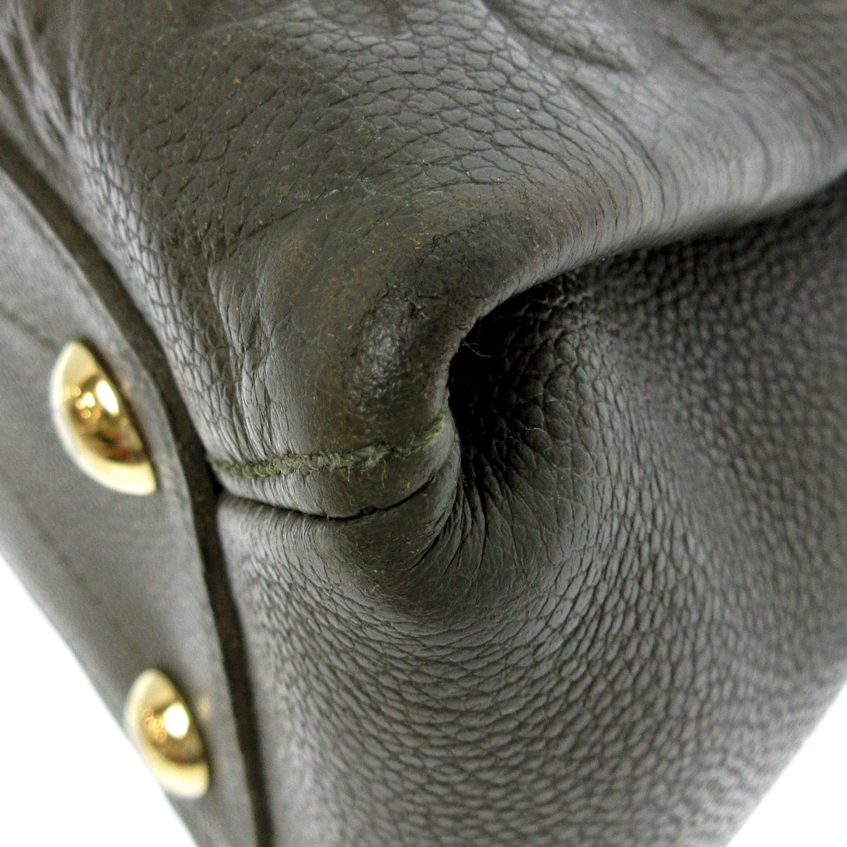 Louis Vuitton Khaki Leather Vosges handbag bag