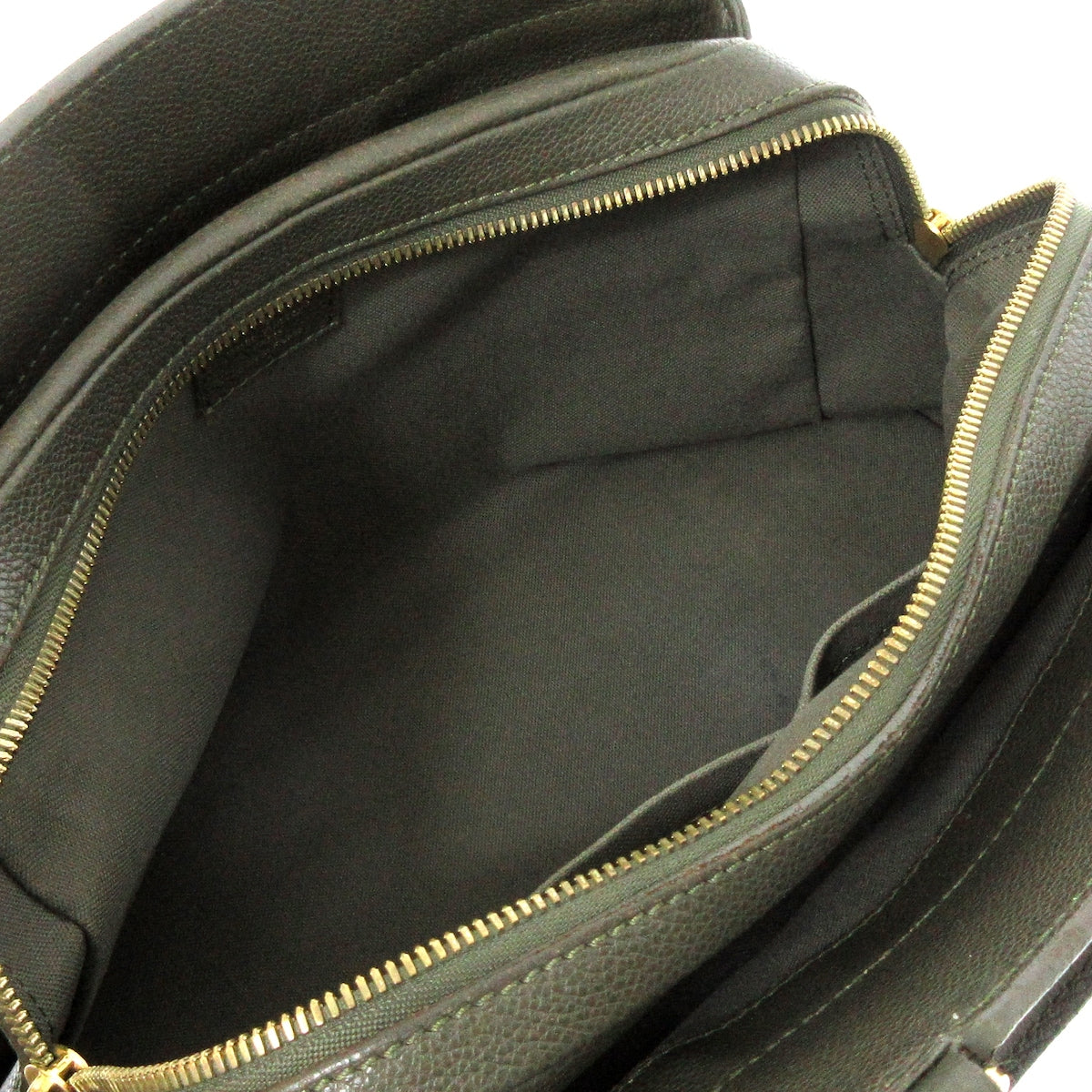 Louis Vuitton Khaki Leather Vosges handbag bag